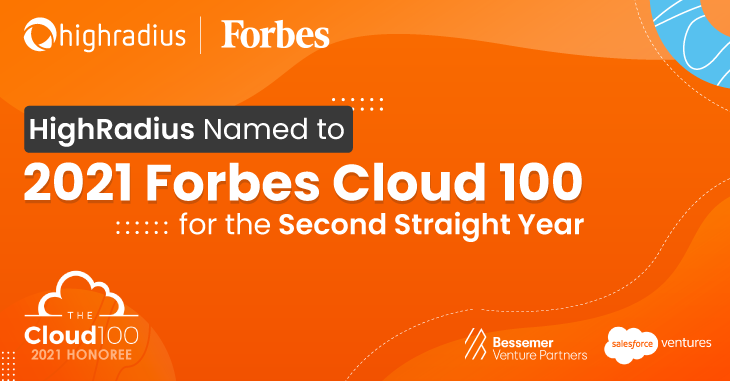 HighRadius gehört zu den 100 besten Cloudlösungen der Welt